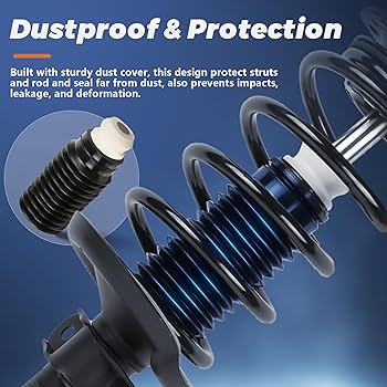 Amazon.com: KUIPERAUTO Front and Rear Complete Strut Coil